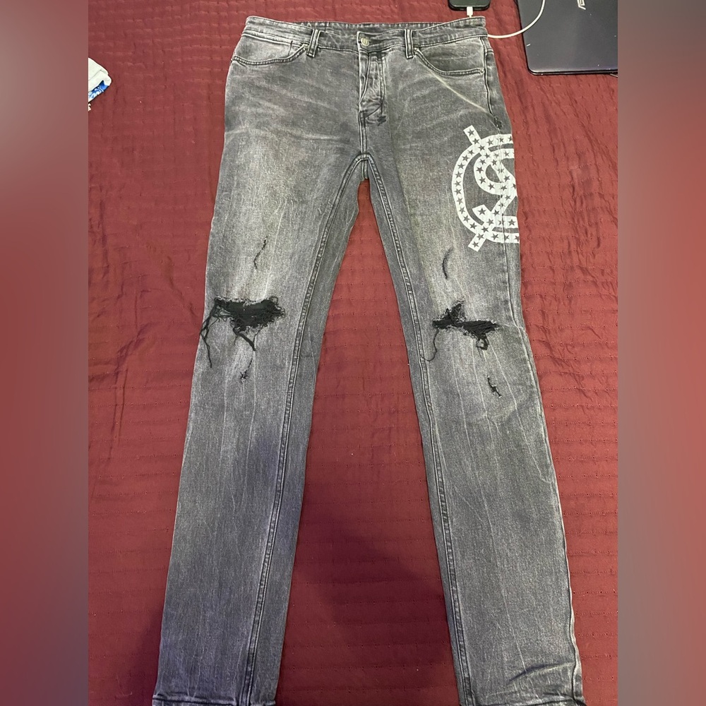 Ksubi Van Winkle Paradox Star Jeans Size 33